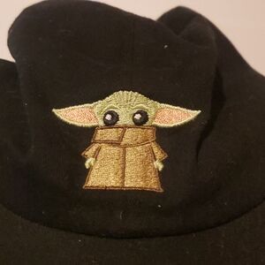 Black star wars Disney parks Grogu hat